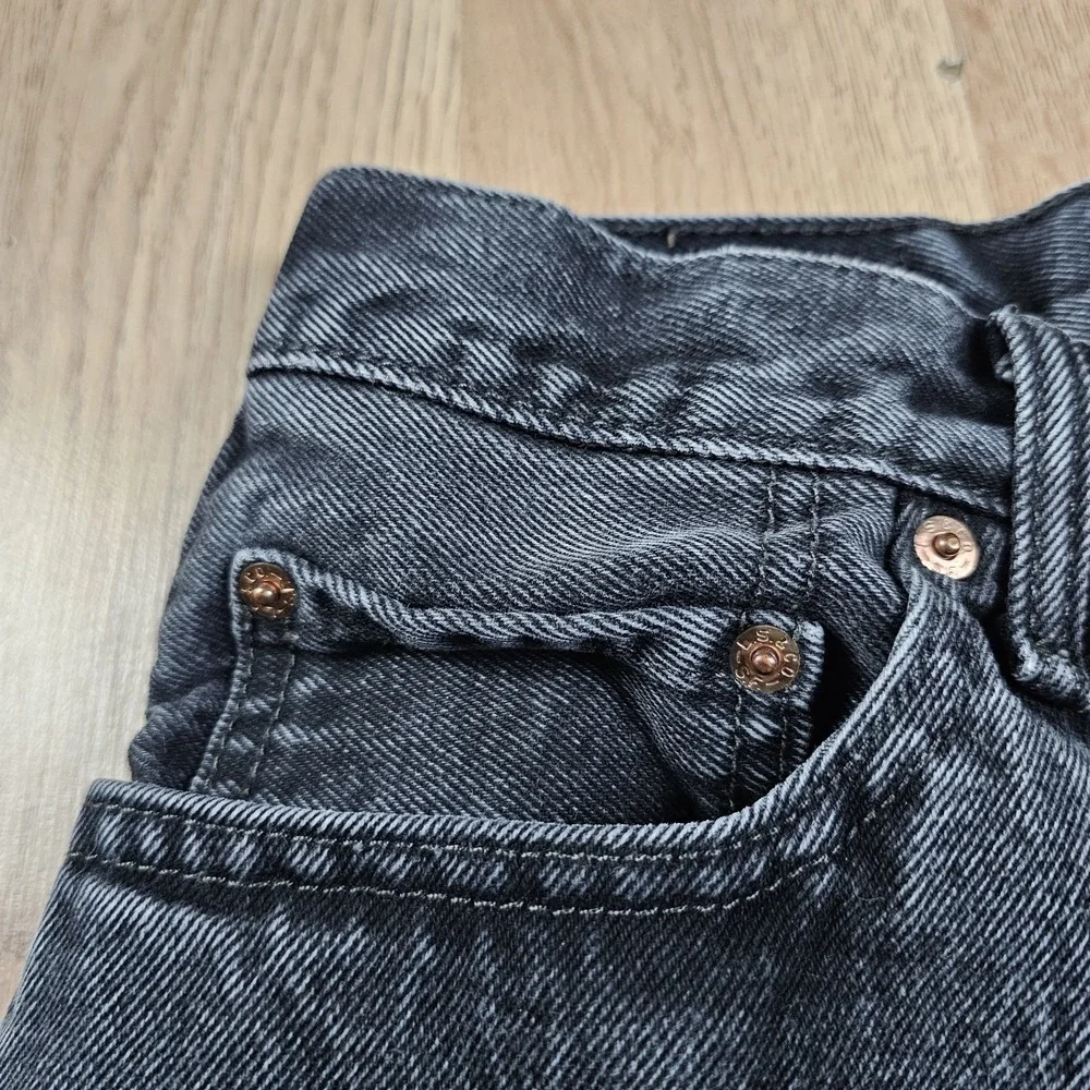 Vintage‎ Levis Jeans Mens 34x34 Black Denim 505 Regular Fit Straight Pants Y2K